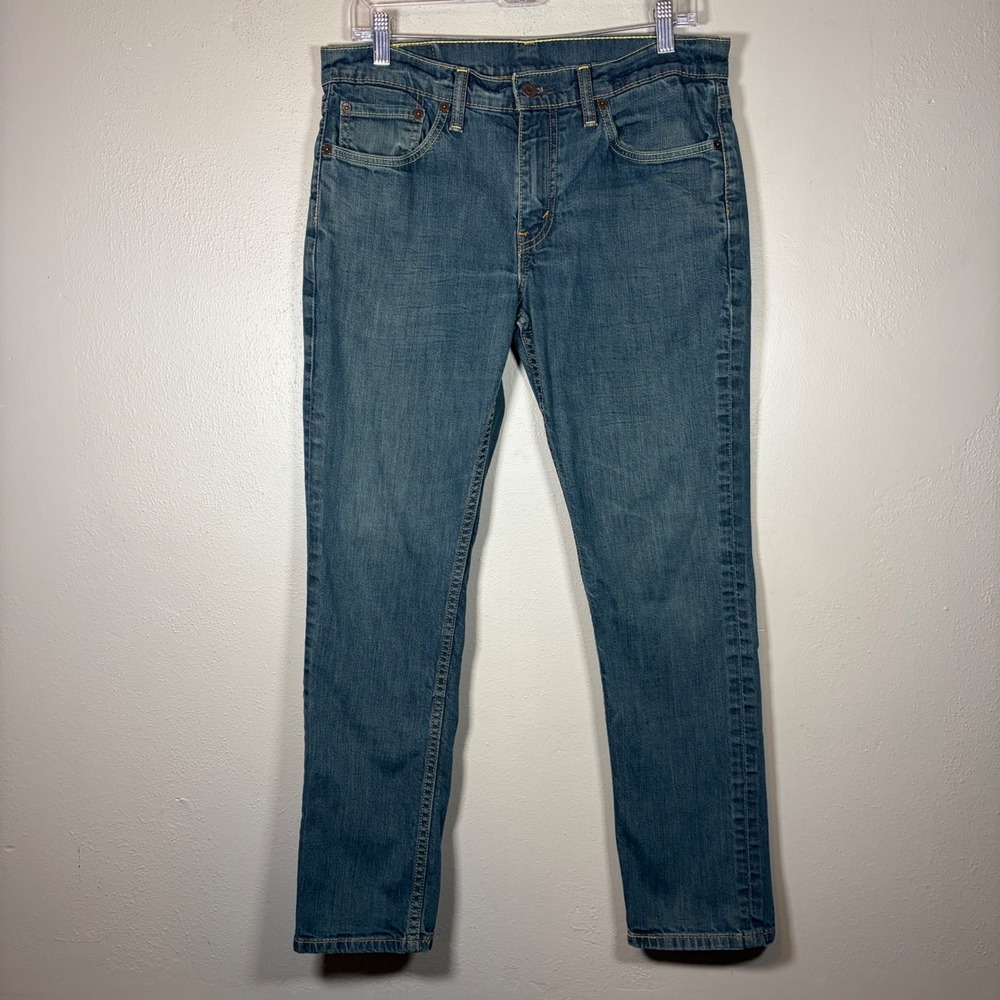 Levis 511 Slim Fit Mens‎ Jeans Blue Denim W32 L30 Medium Wash Pants